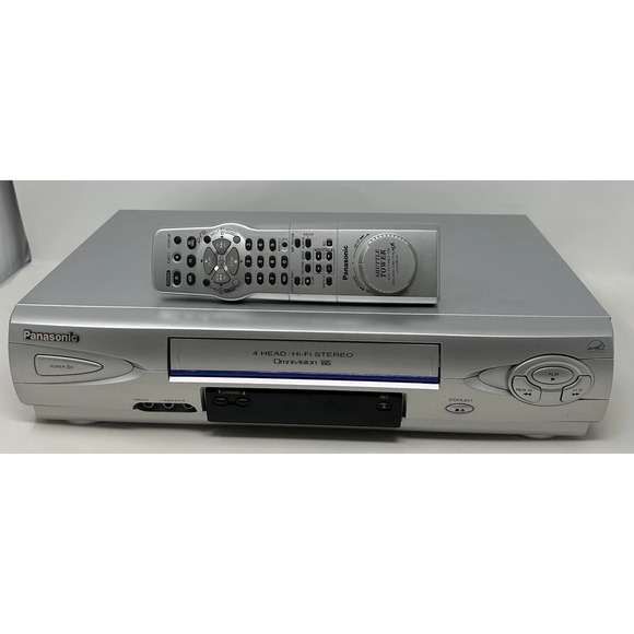 Panasonic PV-V4603S VHS Video Cassette Player 4 Head Omnivision With Remote